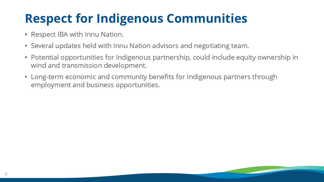 Respect for Indigenous Communities